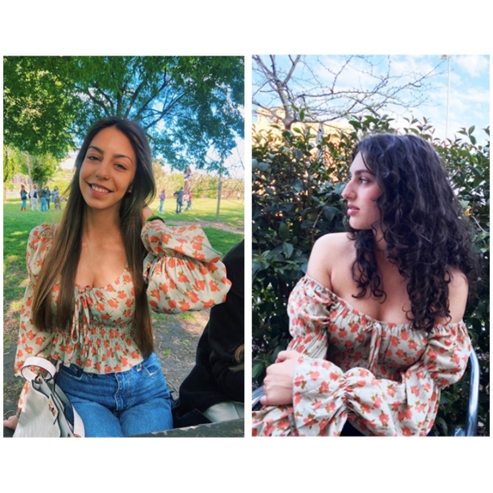 Floral Puff Sleeve Top - Picture 4 of 5